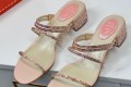Rene Caovilla 힐 슬리퍼 CO1022