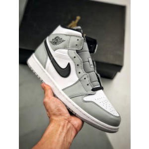 Nike Air Jordan 1 Mid Light Smoke Grey