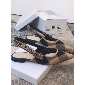 디올 슬링백 플랫 4594