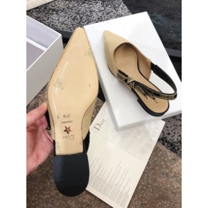 디올 슬링백 플랫 4594