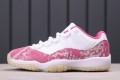 Nike Air Jordan 11 Low Pink Snakeskin