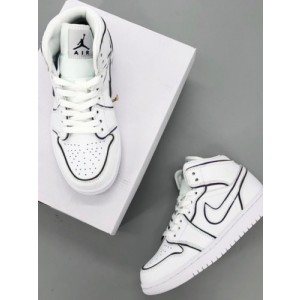 Nike Air Jordan 1 Mid SE WMNS White Lighting