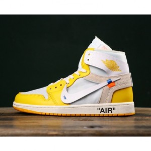 Off White x Nike Jordan 1 Powder Blue