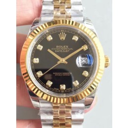 로렉스 데이저스트(DateJust) 41mm 블랙 다이얼 콤비