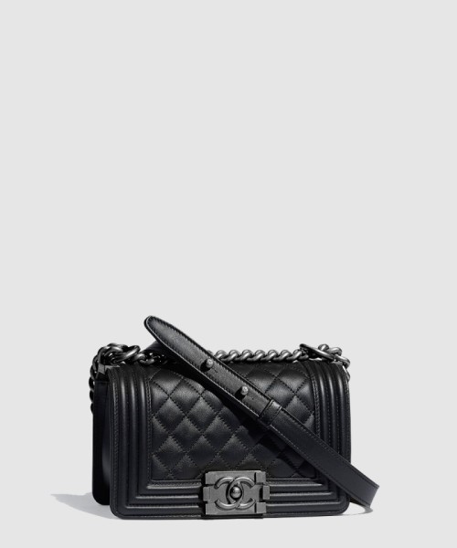 [CHANEL-샤넬]보이백 램스킨 스몰 A67085