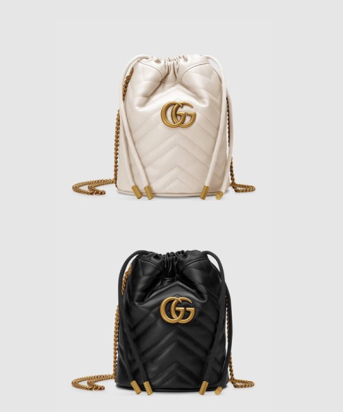 [GUCCI-구찌]GG 마몽 미니 버킷백 575163