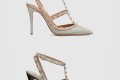 [VALENTINO-발렌티노]락스터드 페이던트 펌프스