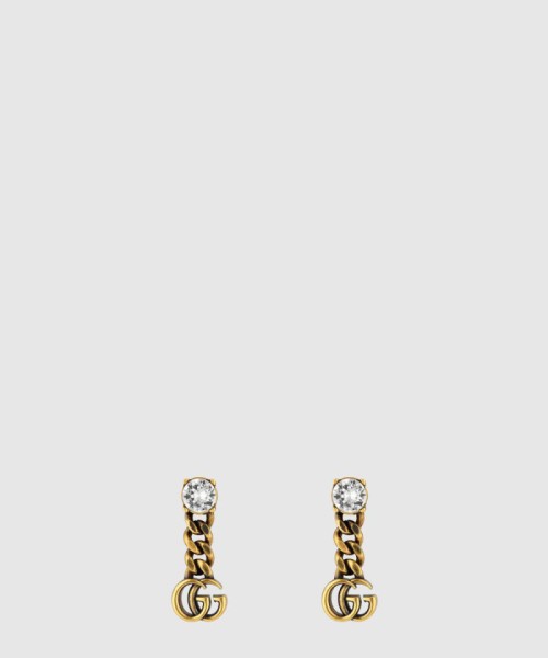 [GUCCI-구찌]크리스탈 GG 귀걸이 645683