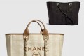 [CHANEL-샤넬]스트라이프 도빌백 A66941
