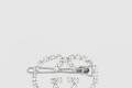 [GUCCI-구찌]크리스탈 GG 머리핀 517164