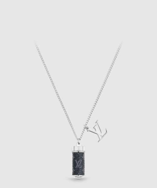 [LOUIS VUITTON-루이비통]모노그램 이클립스 참스 목걸이 M63641