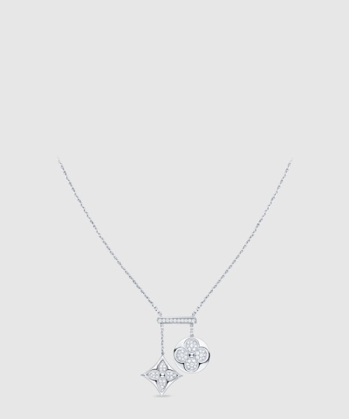 [LOUIS VUITTON-루이비통]다이아몬드 블라썸 네글리주 목걸이 Q94310