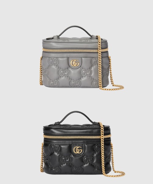 [GUCCI-구찌]GG 마몽 마틀라세 탑핸들 미니백 723770