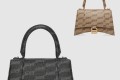 [BALENCIAGA-발렌시아가]아워글래스 스몰 탑핸들백 593546
