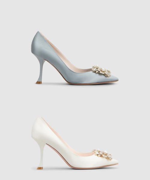 [ROGER VIVIER-로저비비에]부케 스트라스 펄 펌프스 5303