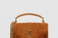 [SAINT LAURENT-생로랑]컬리지 모노그램 스웨이드 미듐 531705