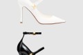 [VALENTINO-발렌티노]락스터드 페이던트 레더 펌프스