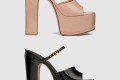 [VALENTINO-발렌티노]탱고 플랫폼 페이던트 레더 슬라이드