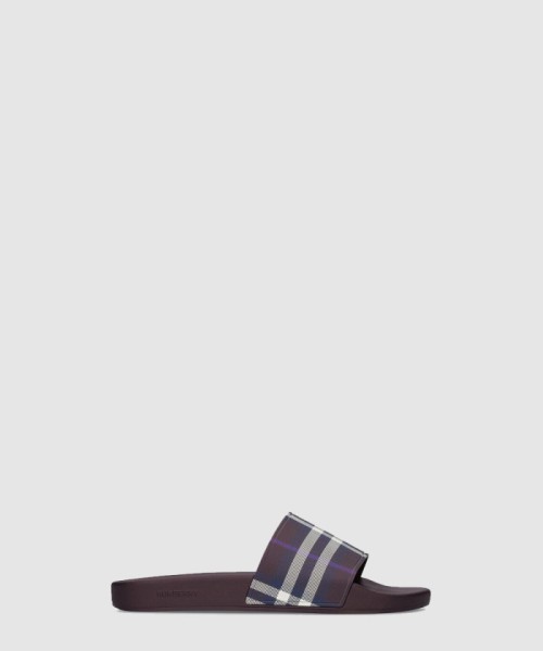 [BURBERRY-버버리]펄리 체크 슬라이드 샌들 8055246
