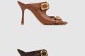 [BOTTEGA-보테가베네타]스트레치 버클 뮬 샌들 768063