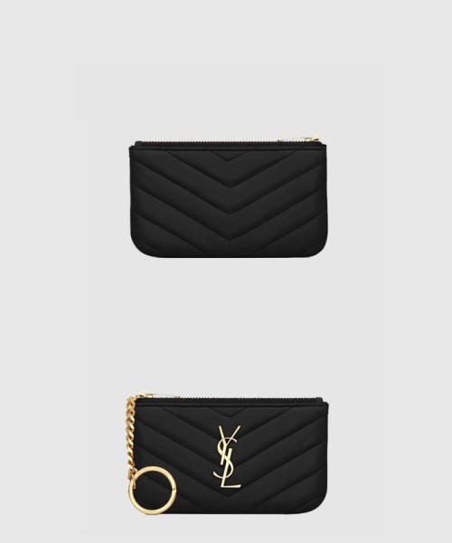 [SAINT LAURENT-생로랑]모노그램 코인퍼스 438386