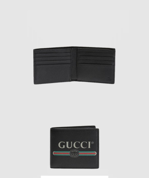 [GUCCI-구찌]레더 빈티지 반지갑 496309