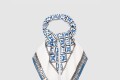 [LOUIS VUITTON-루이비통]모노그램 플라워 타일 스퀘어 90 M78981