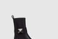 [VALENTINO-발렌티노]브이로고 시어링 콤뱃 부츠