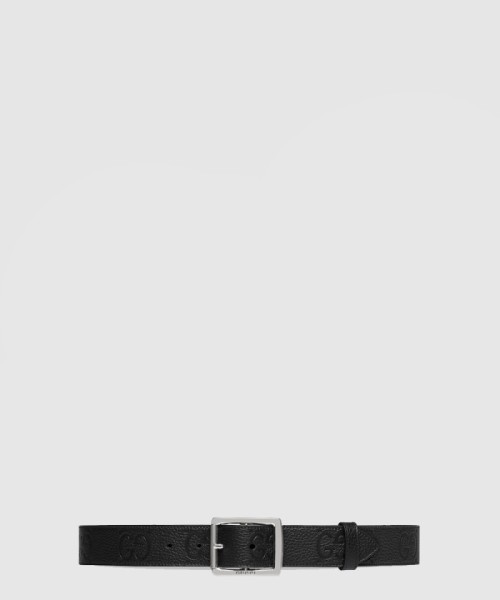 [GUCCI-구찌]GG 로고 가죽 벨트 761567