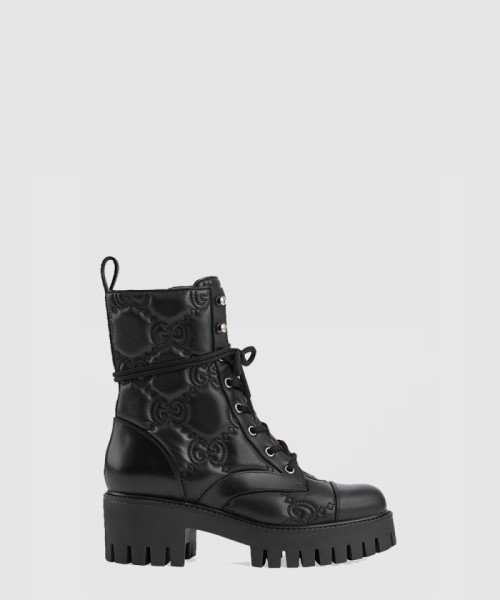 [GUCCI-구찌]GG 마틀라세 레이스업 부츠 718386