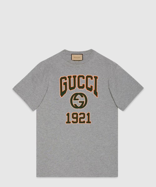 [GUCCI-구찌]코튼 저지 프린트 티셔츠 77a758