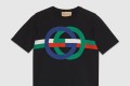 [GUCCI-구찌]라운드 GG 프린트 코튼 티셔츠 548334
