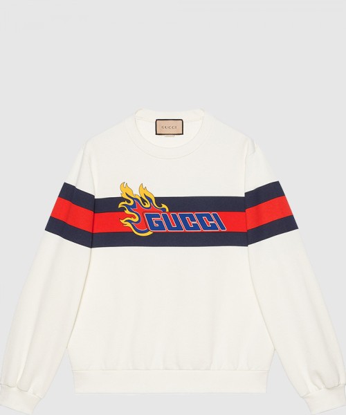 [GUCCI-구찌]프린트 펠트 맨투맨 771474