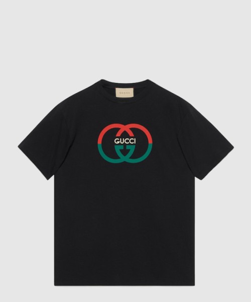 [GUCCI-구찌]코튼 저지 프린트 티셔츠 77a758