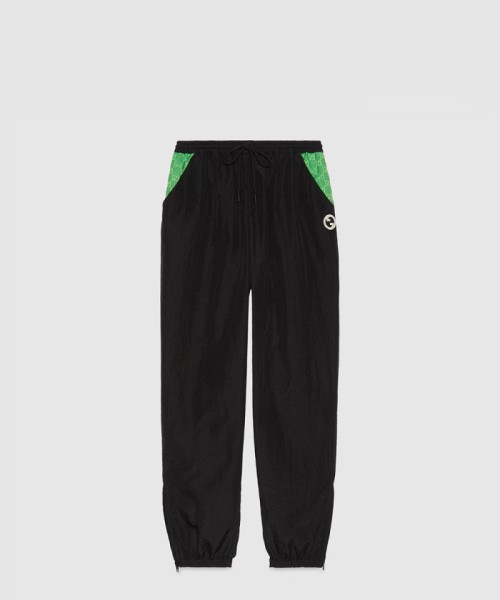 [GUCCI-구찌]라운드 인터로킹 G 나일론 팬츠 756633