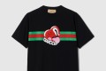 [GUCCI-구찌]프린트 니트 면 티셔츠 785345