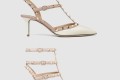 [VALENTINO-발렌티노]락스터드 케이지 펌프스
