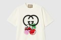 [GUCCI-구찌]니트 면 프린트 티셔츠 776596