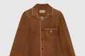 [GUCCI-구찌]자수 스웨이드 셔츠 751545
