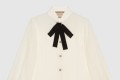 [GUCCI-구찌]실크 크레이프 드 신 셔츠 771808