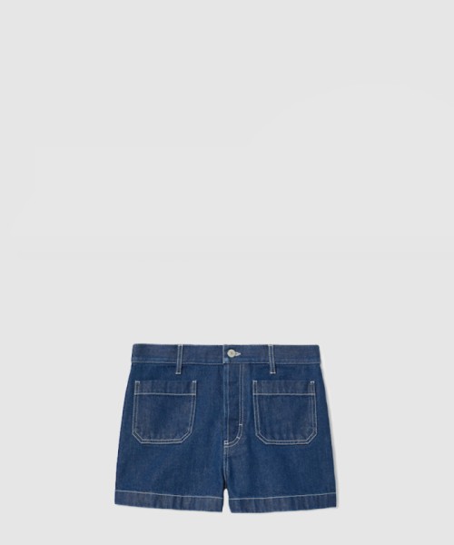 [GUCCI-구찌]프린트 데님 반바지 783933