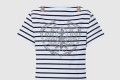 [LOUIS VUITTON-루이비통]스트라이프드 앵커 티셔츠 1AFMU3