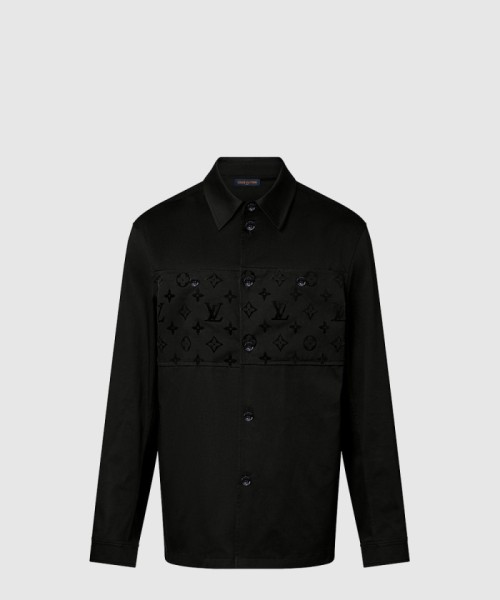 [LOUIS VUITTON-루이비통]플록드 캐주얼 코튼 오버셔츠 1AFA81