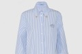 [PRADA-프라다]자수 포플린 셔츠 P495GR