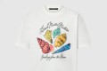 [LOUIS VUITTON-루이비통]프린티드 쇼트 슬리브드 코튼 티셔츠 1AFR48