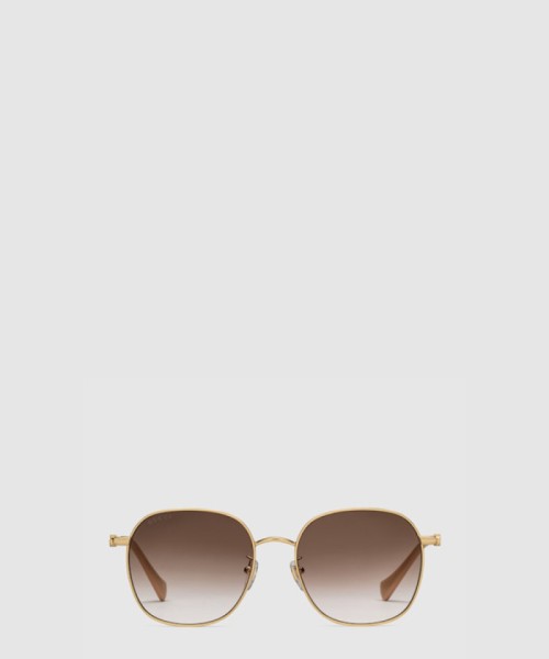 [GUCCI-구찌]로우 노즈 브릿지 핏 라운드 선글라스 ‎691336