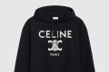 [CELINE-셀린느]코튼 플리스 루즈 후드 스웨트셔츠 2Y5284