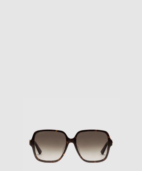 [GUCCI-구찌]로우 노즈 브릿지 핏 직사각형 선글라스 ‎706690