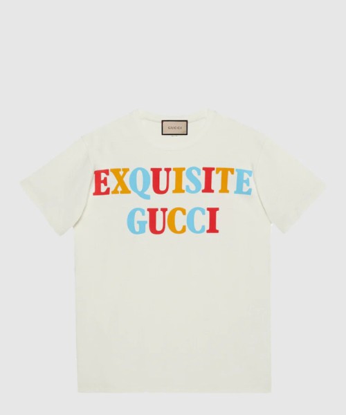 [GUCCI-구찌]로고 프린트 반팔 7a7422