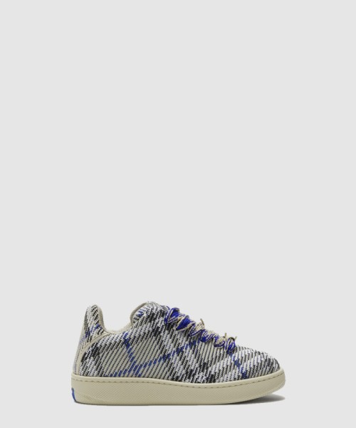 [BURBERRY-버버리]체크 니트 박스 스니커즈 80884941
